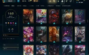 Conta De Lol/Full Acesso/Honra 5 /169(19) Skins/Level 719/