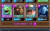 Conta lvl 8 ARENA 7 -  50 CARTAS-+++ 2 LENDÁRIAS+++