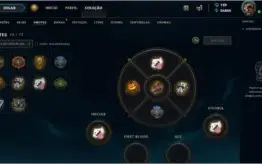 Gold 1, todos os champ, 75 skins(ultimate ezreal) MMR alto