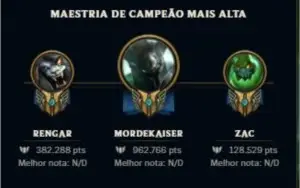 Conta LOL, PAX JAX, CHALLENGER ICON(S7) 11K EL / 29K EA