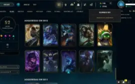 ⭐ Conta RARA LOL LVL 34 |94 Campeões|52 Skins|UNRANKED 2011