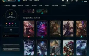 Conta lol Gold