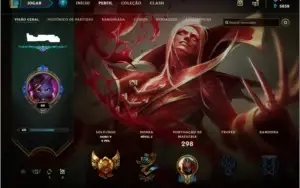 CONTA MAIN LEAGUE OF LEGENDS -GOLD V-