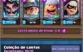 Conta Clash Royale lvl 12, desafiante 3