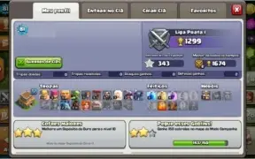 Conta de Clash Of Clans