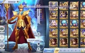 SAINT SEIYA AWAKENING - COM GEMAS AVANÇADAS E LIVROS