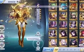 SAINT SEIYA AWAKENING - COM GEMAS AVANÇADAS E LIVROS