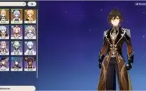 Genshin impact Ganyu, Zhongli, Diluc, Jean C2, Mona + Atlas