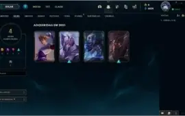 Conta League of Legendes PLATINA 4
