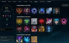 conta de lol