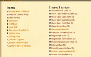 AQW account level 85