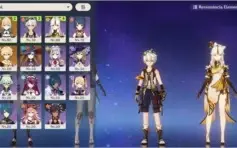Genshin Impact - conta AR 47 NA com XIAO, MONA e JEAN