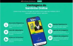Script Santinho Político Digital Web (SAAS) Promoção!
