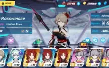 Conta Honkai impact iniciante(Level 65) com 22.5K de gemas
