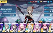 Conta Honkai impact iniciante(Level 65) com 22.5K de gemas