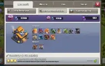 Conta Cv 13 Clash off clans