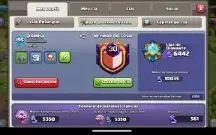Conta Cv 13 Clash off clans