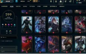 Conta antiga/ League Of Legends lvl 783 / muitas skins (303)