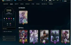 Conta antiga/ League Of Legends lvl 783 / muitas skins (303)