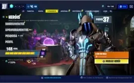 Conta fortnite temporada 3 + salve o mundo