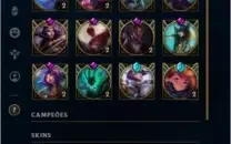 Conta gold 3 com 30 jogos mmr alto 70 skins 100 champs