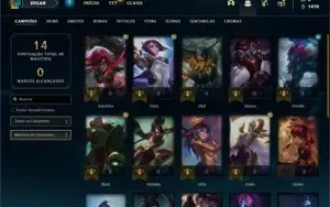 Conta prata 2  com 23 Champs e 5 Skins