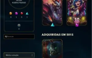 CONTA LOL LVL 15 - SKIN MITICAS/ÉPICAS - 2900 ESS. LARANJA
