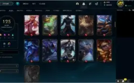 Conta Lol Lvl281 125 Skins Faltando 14 Campões C/ 25k Ea