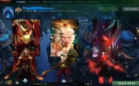 Conta Dota 2 - Lenda I - 2989 MMR - c/ 3 Arcana +12K Conduta