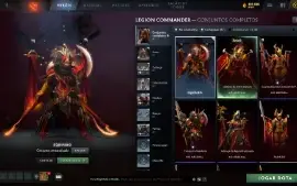 Conta Dota 2 - Lenda I - 2989 MMR - c/ 3 Arcana +12K Conduta