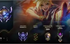 CONTA LOL D4 353 SKINS, 52 CROMAS