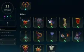 Conta de League of Legends Gold com 288 skins