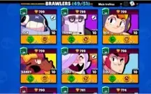 Conta Full brawl stars 37106 recorde baratinha, 16500+ 3v3