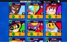 Conta Full brawl stars 37106 recorde baratinha, 16500+ 3v3