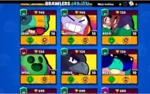 Conta Full brawl stars 37106 recorde baratinha, 16500+ 3v3