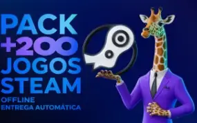 Pack Mais De 200 Jogos Steam Contas Offline Suporte 30 Dias