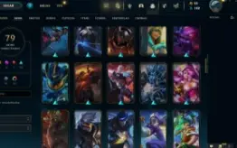 Conta LoL - 79 Skins, lvl325, 7 lendarias e 21 épicas