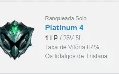 Conta platina 4 smurf 84% 25K BLUE ESSENCE SEM EMAIL