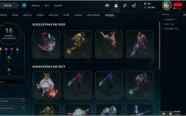 Conta League of Legends com todos campeões