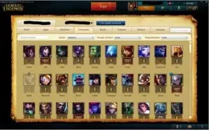 Conta LOL FULL CHAMPION E SKINS 52K IP