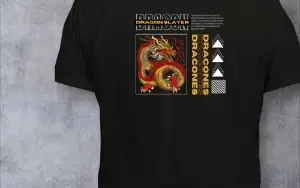 Camisa poliéster/ dry fit Estampa dragon