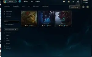 Vendo conta de lol d3 121 skins