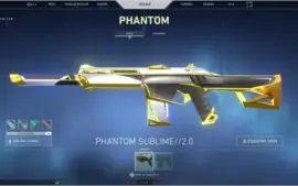 Conta de Valorant com algumas skins