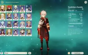 Conta kazuha + jean + diluc Server: America