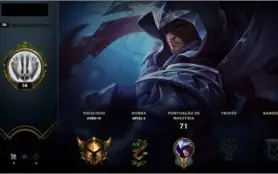 Conta League of Legends Ouro 4
