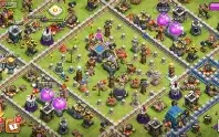 Conta clash of clans cv12 semi full