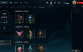 Platina 4 - Todos os champions e mais de 350 skins