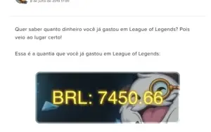 Conta antiga de colecionador que nunca tomou ban