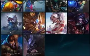 Conta ouro 5 45 champ 18 skins com udyr guardião espiritual