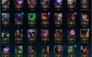 Conta ouro 5 45 champ 18 skins com udyr guardião espiritual